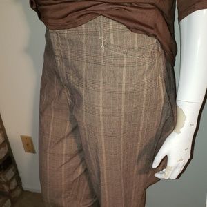 Womens Plaid pants with pockets